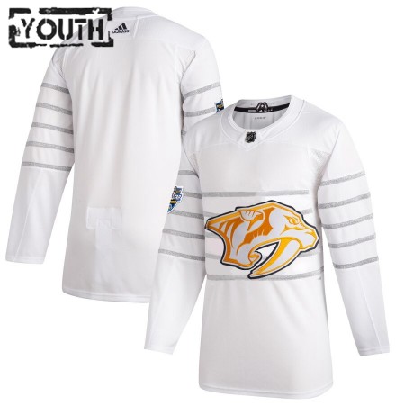 Nashville Predators Blank Wit Adidas 2020 NHL All-Star Authentic Shirt - Kinderen